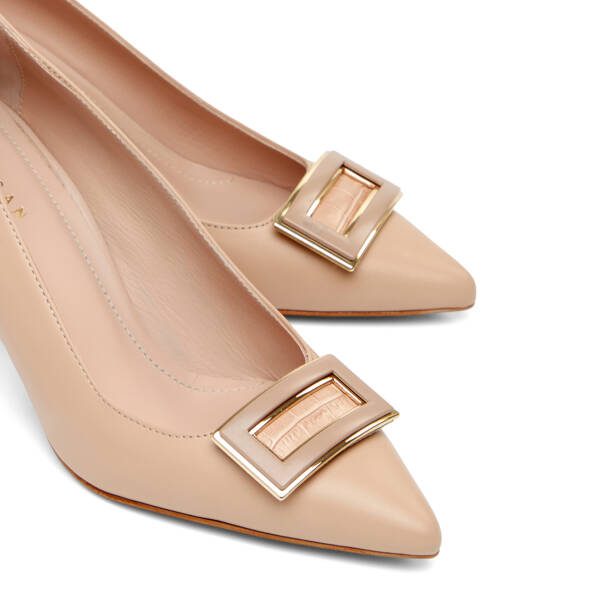 Nude Hakiki Deri Kadın Stiletto - K26I1AY68390-Q0C - 3