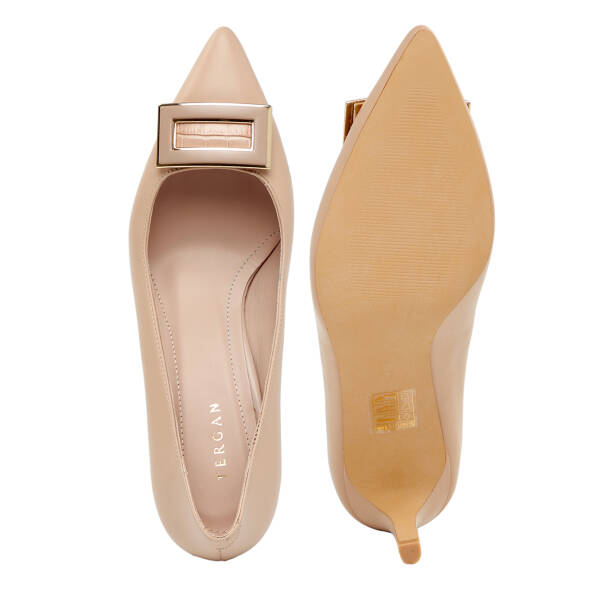 Nude Hakiki Deri Kadın Stiletto - K26I1AY68390-Q0C - 6