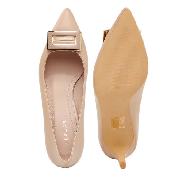 Nude Hakiki Deri Kadın Stiletto - K26I1AY68390-Q0C - 6
