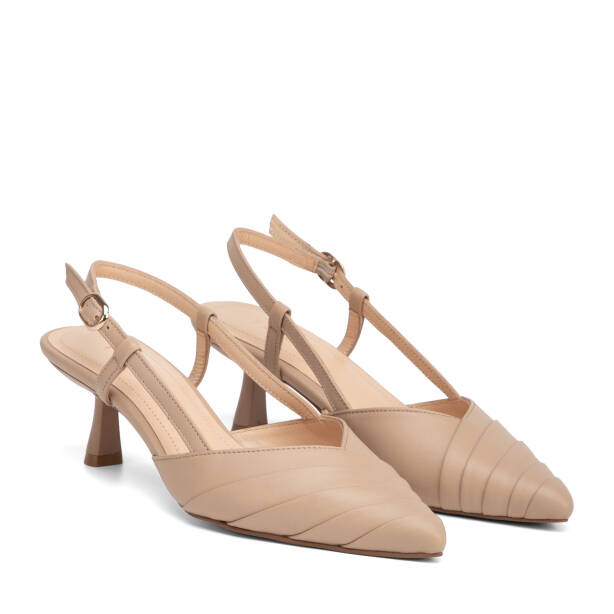 Nude Hakiki Deri Kadın Stiletto - K26Y1AY68393-L5C - 2