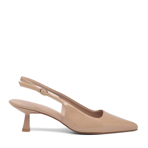Nude Hakiki Rugan Deri Kadın Stiletto - K26Y1AY68391-M3G - Tergan