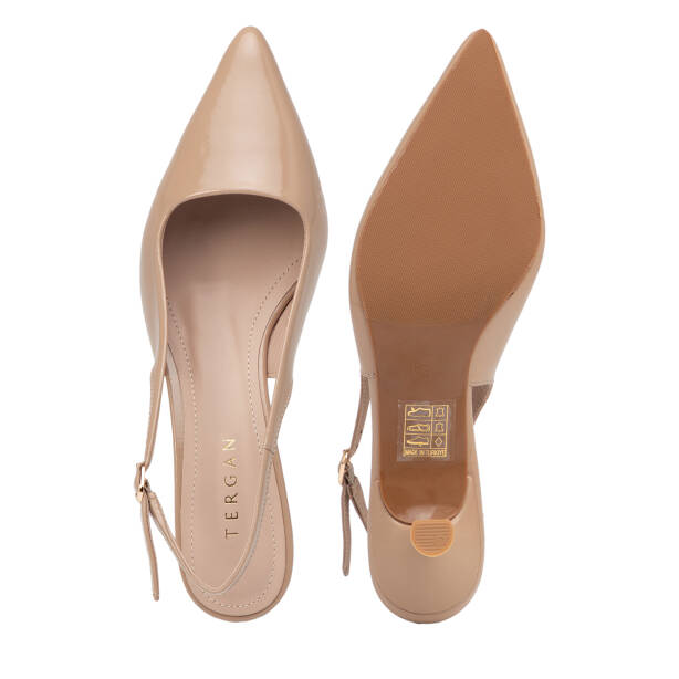 Nude Hakiki Rugan Deri Kadın Stiletto - K26Y1AY68391-M3G - Tergan