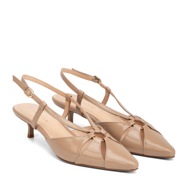 Nude Hakiki Rugan Deri Kadın Stiletto - K26Y1AY68396-M3G - 2