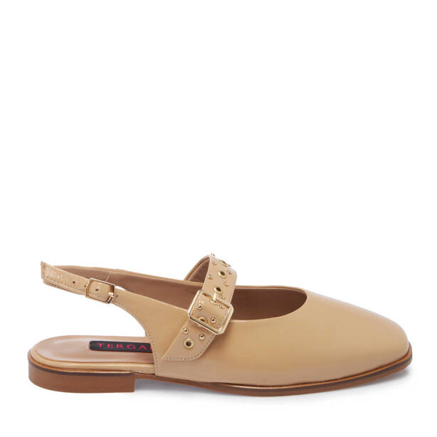 Nude Rugan Deri Kadın Babet - K25Y1AY68038-M3G - Tergan