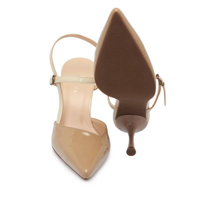 Nude Rugan Deri Kadın Stiletto - K24I1AY67183-M3G - 4