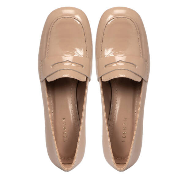 Nude Rugan Deri Kadın Topuklu Ayakkabı - K25S1AY68129-M3G - 5