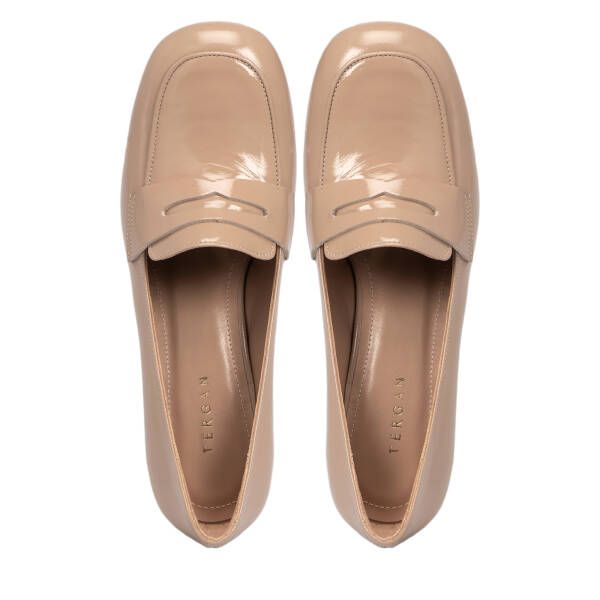 Nude Rugan Deri Kadın Topuklu Ayakkabı - K25S1AY68129-M3G - 5