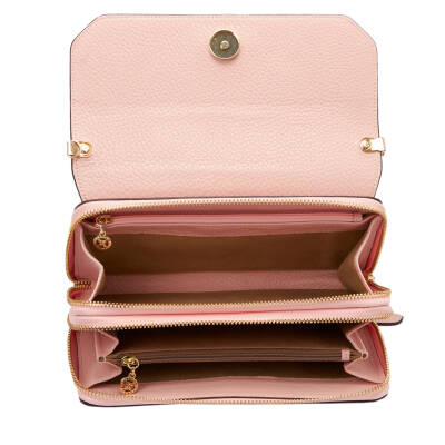 Pembe Deri Kadın Çapraz Askılı Çanta - S23K1BC79900-T8A - 4