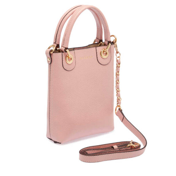 Pembe Deri Kadın Çapraz Askılı Çanta - S23K1BC80095-T8A - 2