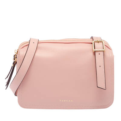 Pembe Deri Kadın Çapraz Askılı Çanta - S23K1BC80167-U5E - 1