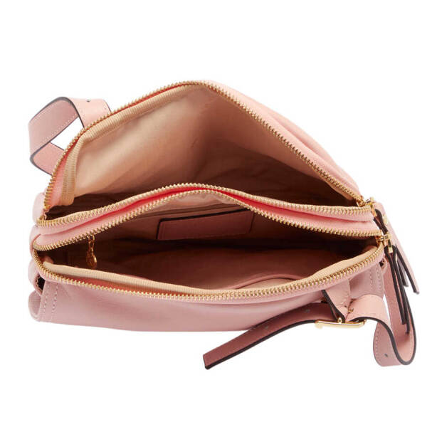 Pembe Deri Kadın Çapraz Askılı Çanta - S23K1BC80167-U5E - 5