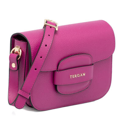  Pembe Deri Kadın Çapraz Askılı Çanta - S24Y1BC79781-M9F - 2
