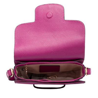  Pembe Deri Kadın Çapraz Askılı Çanta - S24Y1BC79781-M9F - 4