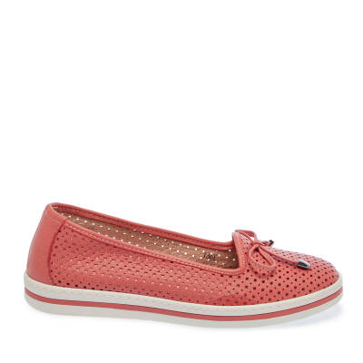 Pembe Deri Kadın Casual Ayakkabı - K24I1AY67350-J76 - 3
