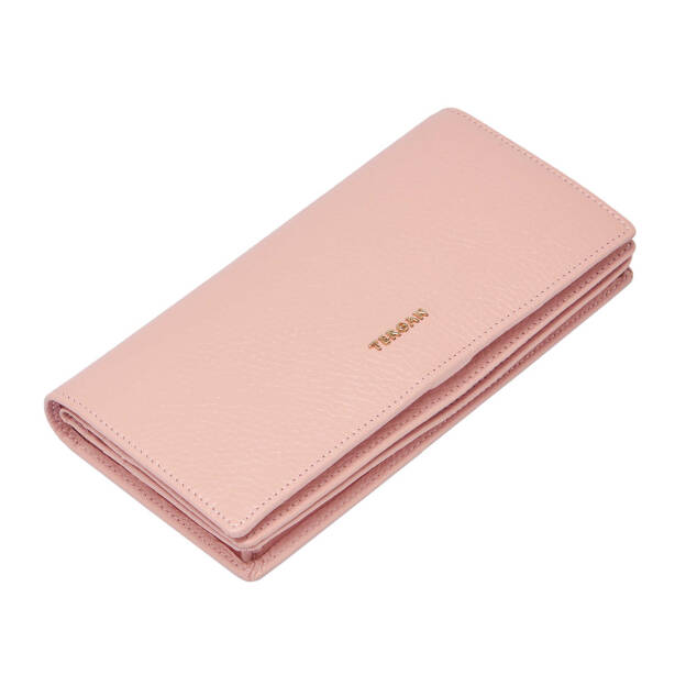 Pembe Hakiki Deri Kadın Cüzdan - S1CB00005685-T8A 