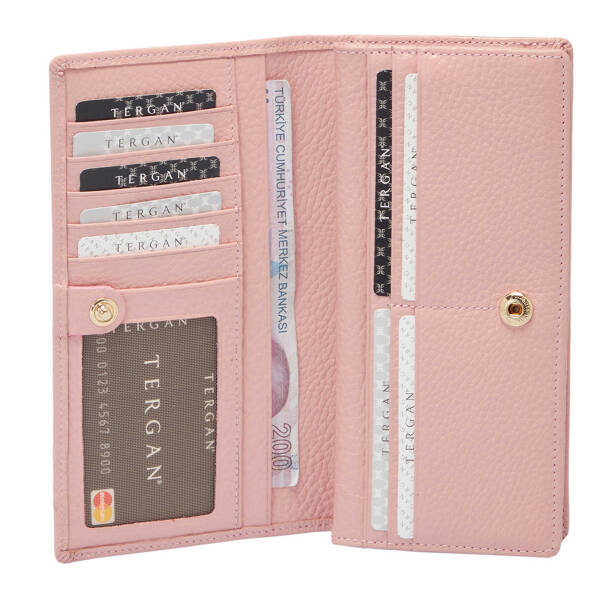 Pembe Hakiki Deri Kadın Cüzdan - S1CB00005685-T8A - 3