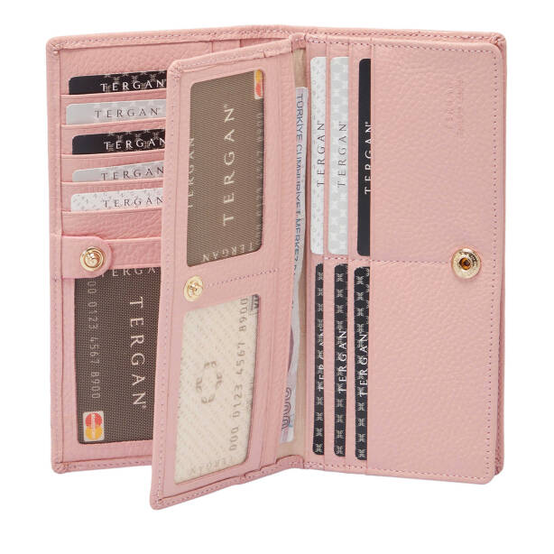 Pembe Hakiki Deri Kadın Cüzdan - S1CB00005685-T8A - 4