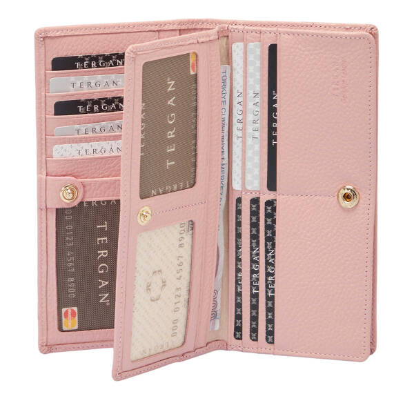 Pembe Hakiki Deri Kadın Cüzdan - S1CB00005685-T8A - 4