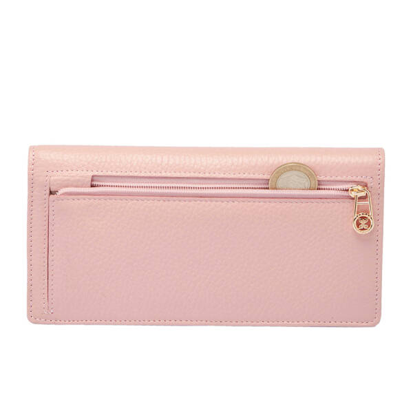 Pembe Hakiki Deri Kadın Cüzdan - S1CB00005685-T8A - 5