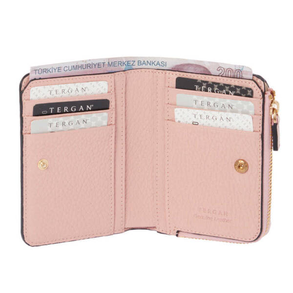 Pembe Hakiki Deri Kadın Cüzdan - S1CB00005812-T8A - 2