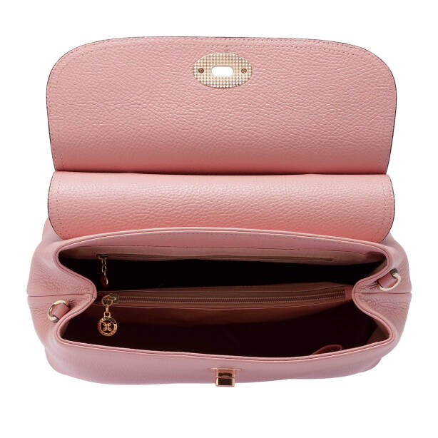 Pembe Deri Kadın Omuz Çantası - S25Y1BC79121-T8A - 4