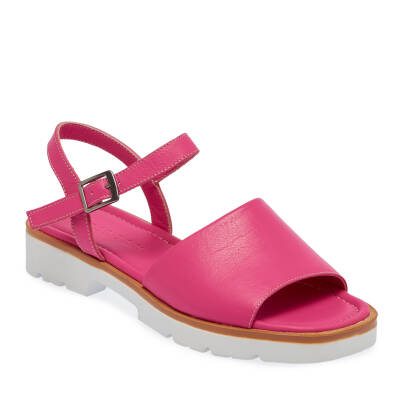 Pembe Deri Kadın Sandalet - K24Y1SN67411-I4Q 