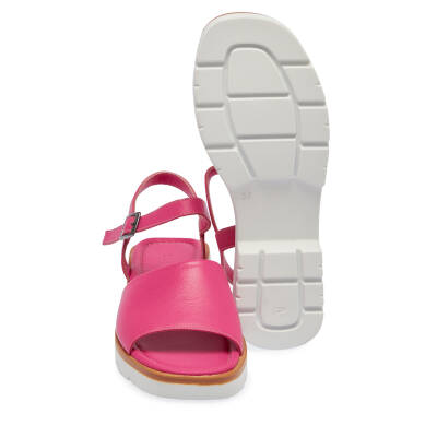 Pembe Deri Kadın Sandalet - K24Y1SN67411-I4Q - 4