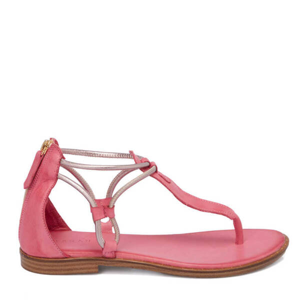 Pembe Deri Kadın Sandalet - K24Y1SN67415-S1T - Tergan