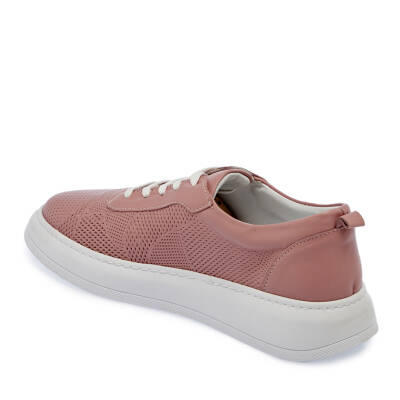  Pembe Deri Kadın Sneaker - K24I1AY67340-J64 - 2