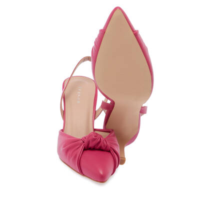  Pembe Deri Kadın Stiletto - K24I1AY67169-J7E - 4
