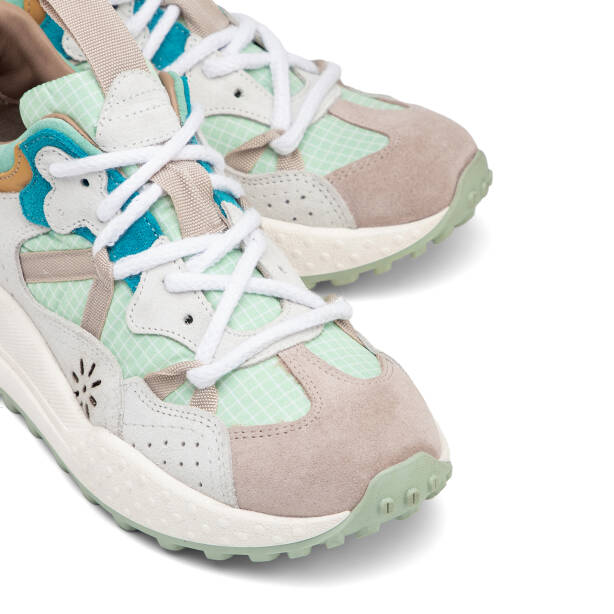 Pembe Deri-Tekstil Kadın Sneaker - K25I1AY67897-J78 - 3
