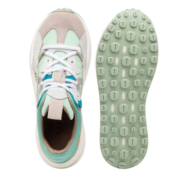 Pembe Deri-Tekstil Kadın Sneaker - K25I1AY67897-J78 - 6