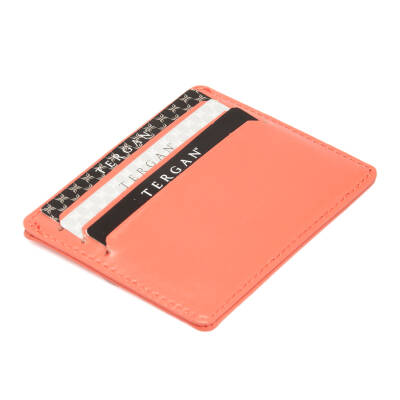 Pembe Deri Unisex Kredi Kartlık - S1KK00001050-M6J - 2