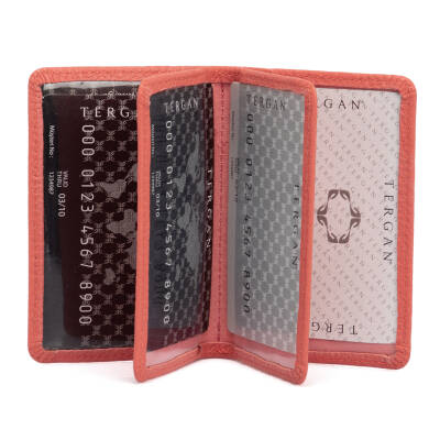 Pembe Deri Unisex Kredi Kartlık - S1KK00001601-S2A - 2