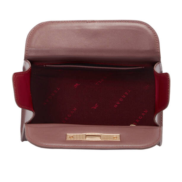 Pembe Hakiki Deri Kadın Çapraz Askılı Çanta - S25K1BC80473-V1L - 4