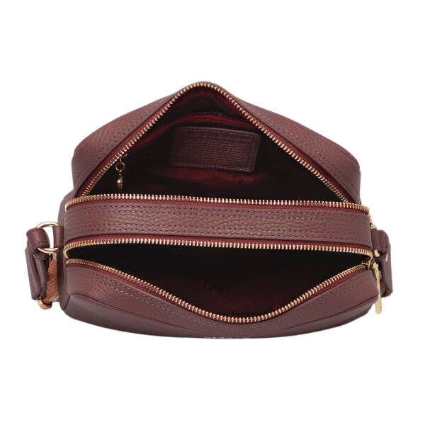 Pembe Hakiki Deri Kadın Çapraz Askılı Çanta - S25K1BC80518-V3K - 4