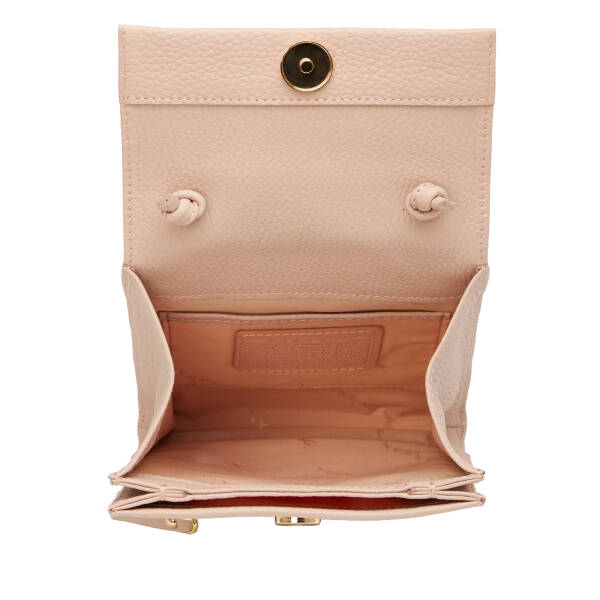 Pembe Hakiki Deri Kadın Çapraz Askılı Çanta - S26Y1BC80168-T8A - 4