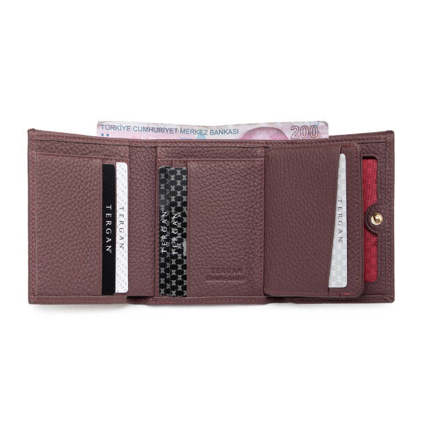 Pembe Hakiki Deri Kadın Cüzdan - S1CB00005633-V3K - 3