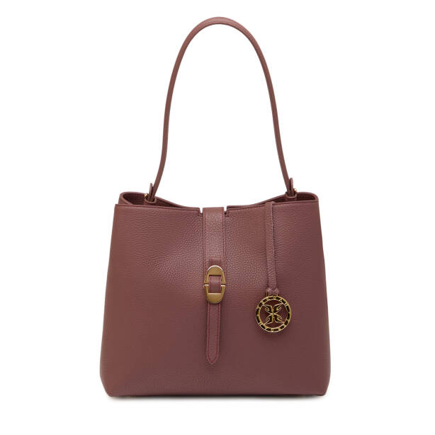 Pembe Hakiki Deri Kadın Omuz Çantası - S26Y1BC80532-V3K 