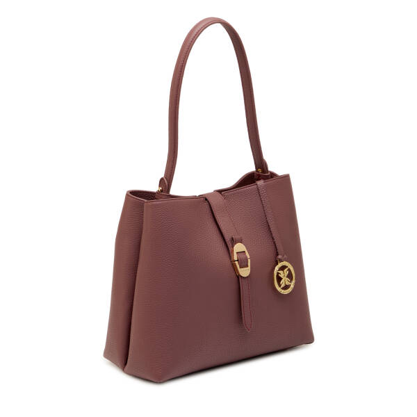 Pembe Hakiki Deri Kadın Omuz Çantası - S26Y1BC80532-V3K - 2