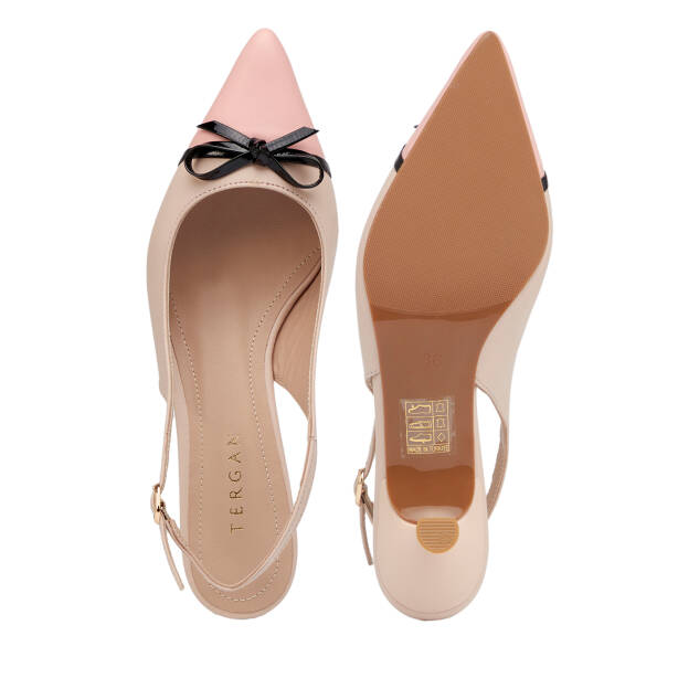 Pembe Hakiki Deri Kadın Stiletto - K26Y1AY68392-K2W - 6