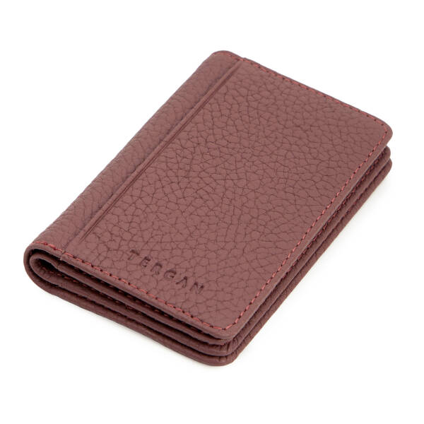 Pembe Hakiki Deri Unisex Kredi Kartlık - S1KK00001601-V3K - 1