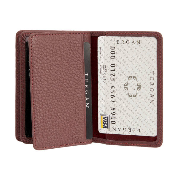 Pembe Hakiki Deri Unisex Kredi Kartlık - S1KK00001601-V3K - 4