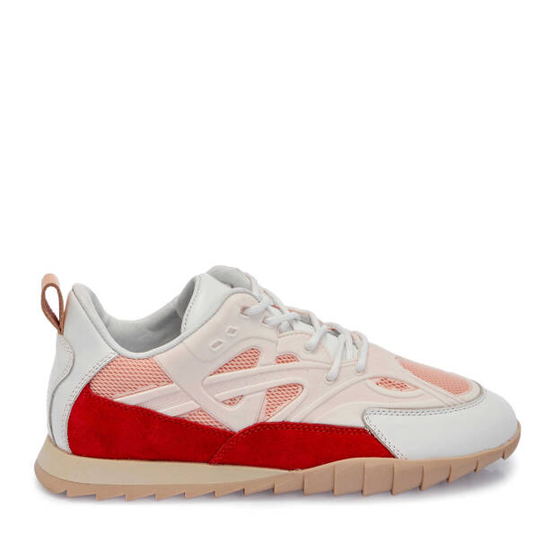 Pembe Süet Deri Kadın Sneaker - K25I1AY67899-T4Z 