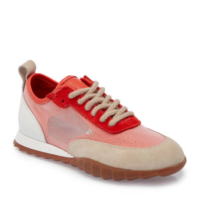 Pembe Süet Deri Kadın Sneaker - K25I1AY68117-U8P - 1