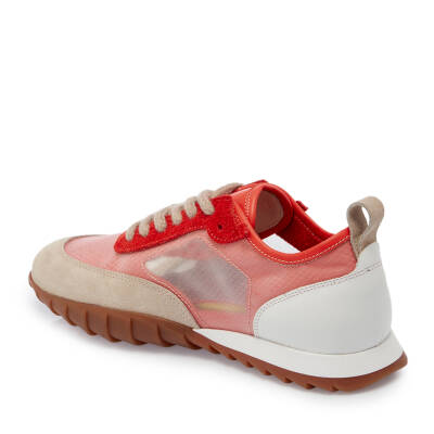 Pembe Süet Deri Kadın Sneaker - K25I1AY68117-U8P - 2