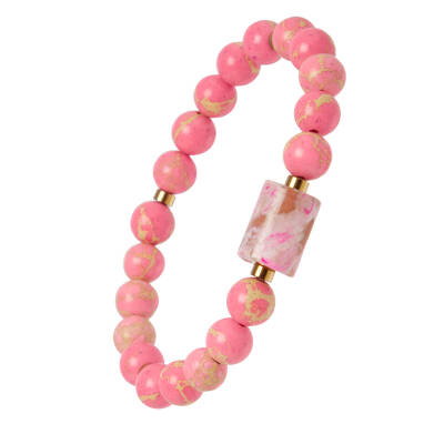  Pembe Varasit Kadın Bileklik - K1BLK0450282-F10 - 2