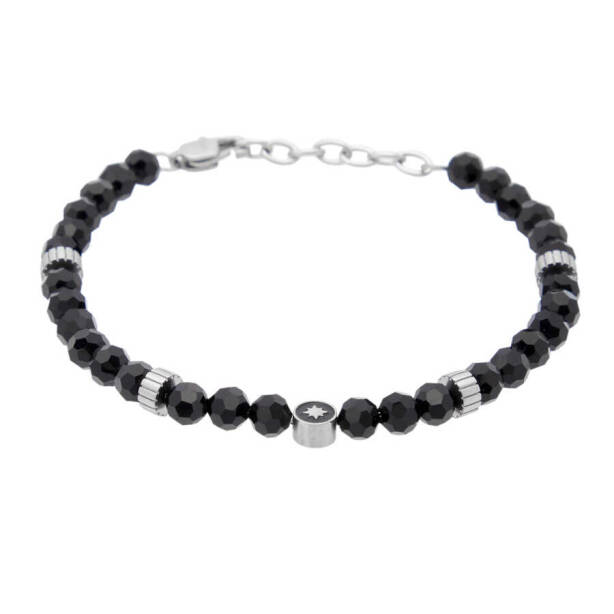 Platin Cam Erkek Bileklik - E1BLK0410318-S0X - 1