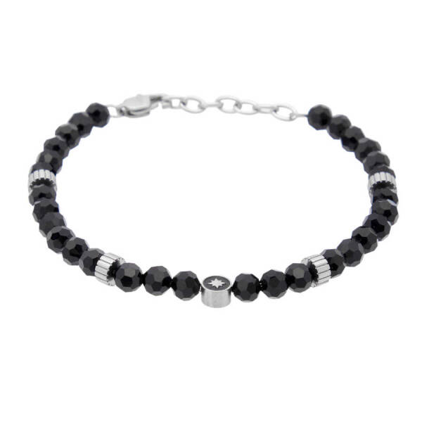 Platin Cam Erkek Bileklik - E1BLK0410318-S0X - 1