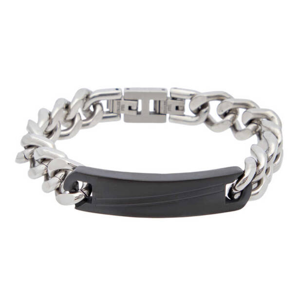 Platin Çelik Erkek Bileklik - E1BLK0410336-S0X - 1